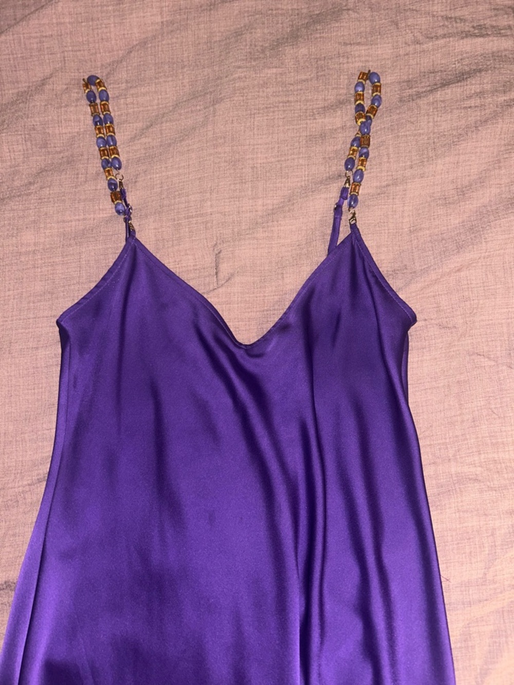 Gianni Bini Purple Satin Slip dress
